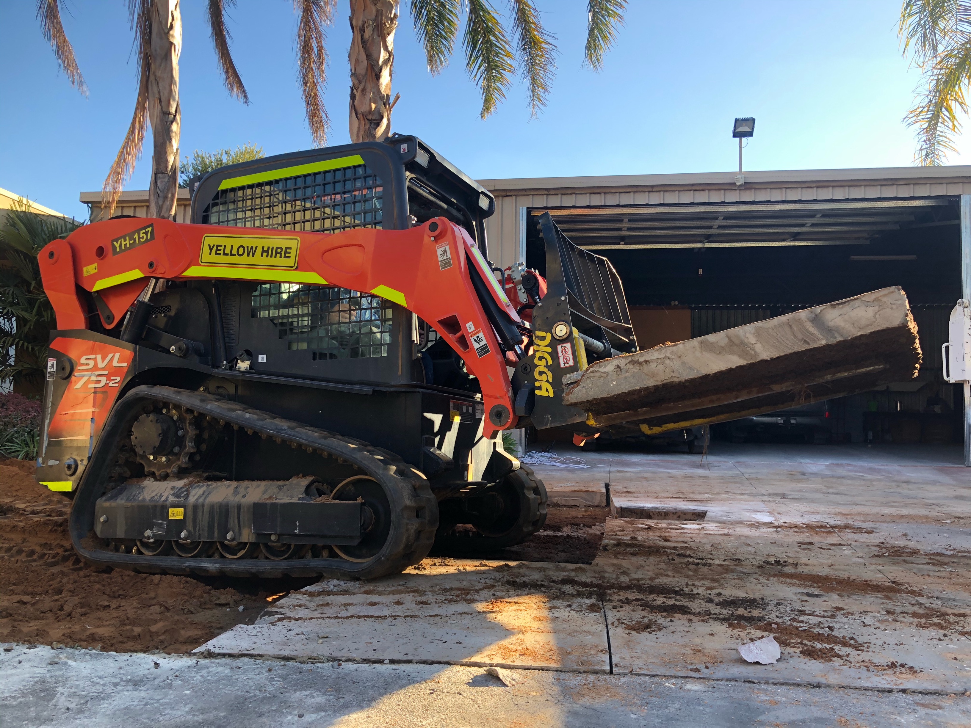 Bobcat Hire Skid Steer Loader Hire Yellow Hire